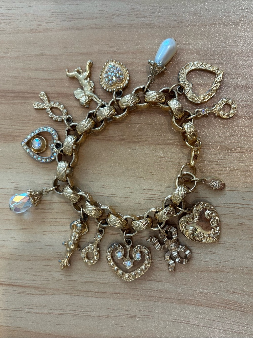 Kirk’s Folly Golden Charm Bracelet